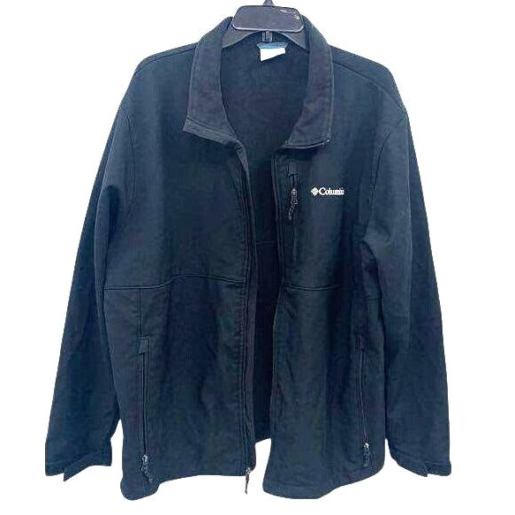Columbia Men's Ascender Black Softshell Jacket Size 2X