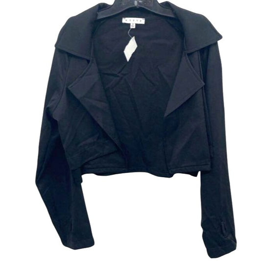 HYFVE Women's Black Cropped Trench Jacket Size S NWT