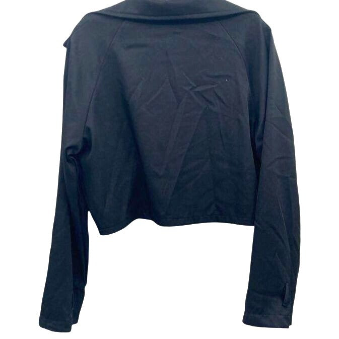 HYFVE Women's Black Cropped Trench Jacket Size S NWT