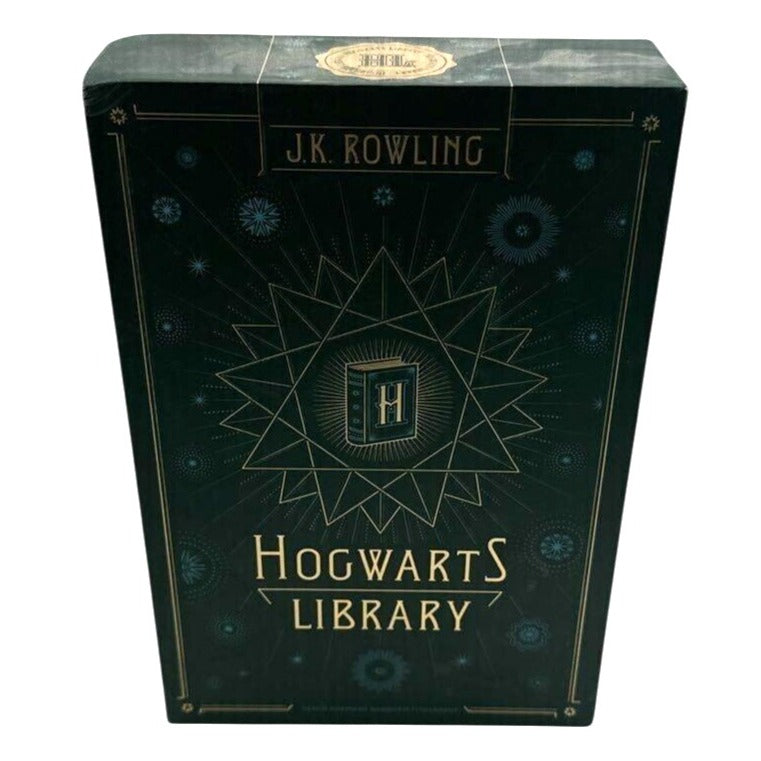 J.K. Rowling Hogwarts Library Hardcover 3 Book Box Set - Tales Of Beedle The Bard, Quidditch Through The Ages, Fantastic Beasts