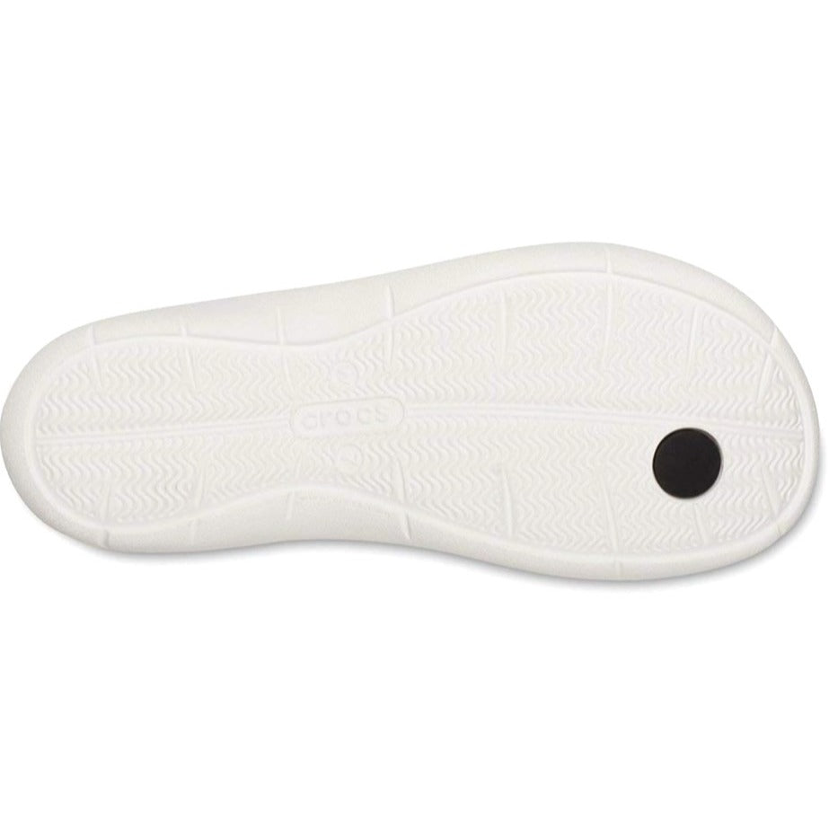 Crocs Women's Swiftwater Sandal SZ 8 Black/White Lightweight Comfort Slide