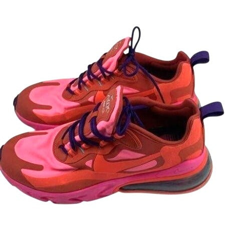 Nike Air Max 270 React Mystic Red/Pink Blast Sneakers Women's SZ 8.5