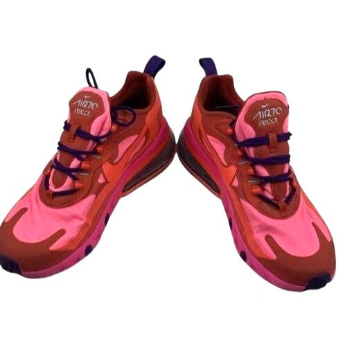 Nike Air Max 270 React Mystic Red/Pink Blast Sneakers Women's SZ 8.5