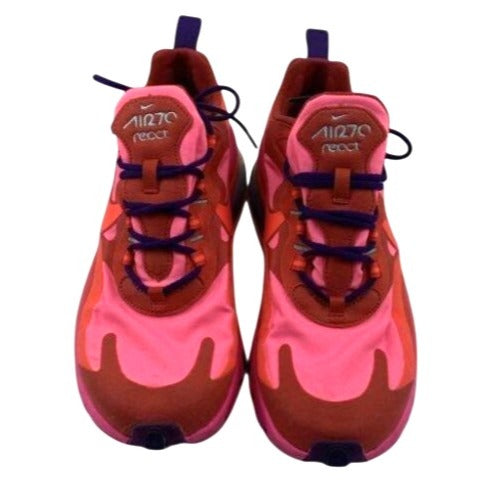 Nike Air Max 270 React Mystic Red/Pink Blast Sneakers Women's SZ 8.5