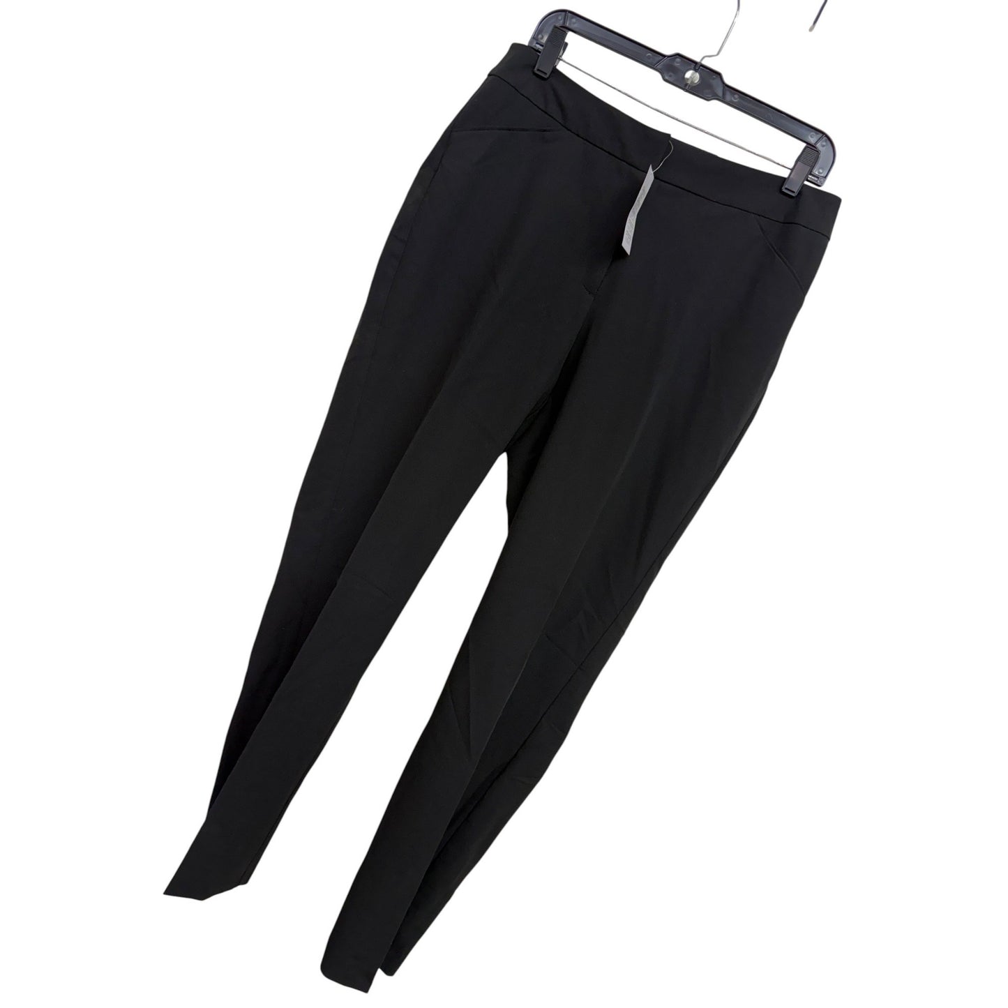 Chicos Black Slim Leg Grandeur Carrie Pants Size 0.5 Regular Polyester Blend NWT