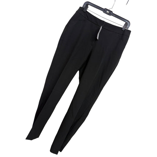 Chicos Black Slim Leg Grandeur Carrie Pants Size 0.5 Regular Polyester Blend NWT