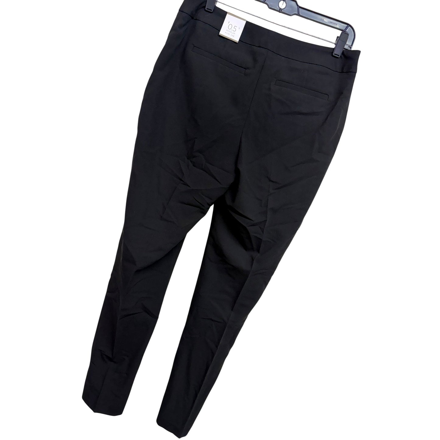 Chicos Black Slim Leg Grandeur Carrie Pants Size 0.5 Regular Polyester Blend NWT