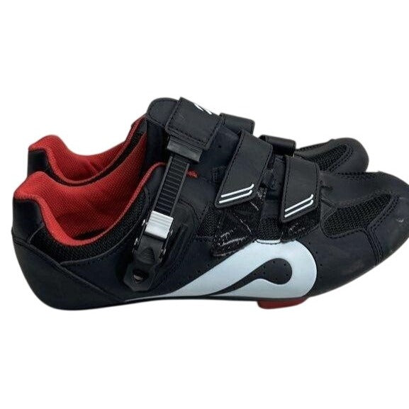 Peloton Cycling Shoes Black & Red Size 43/Women's SZ 12