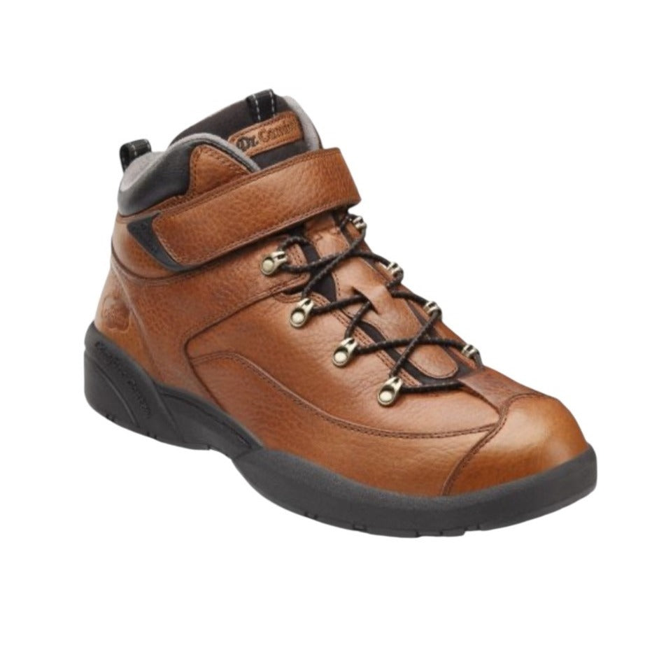 Dr. Comfort Men's 14W Brown Leather Hiking Boots NWOB