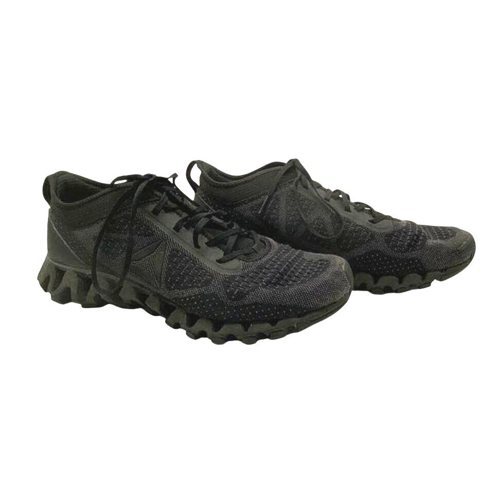Reebok Zig Explorer Ultraknit Black Sneakers Men's Size 11