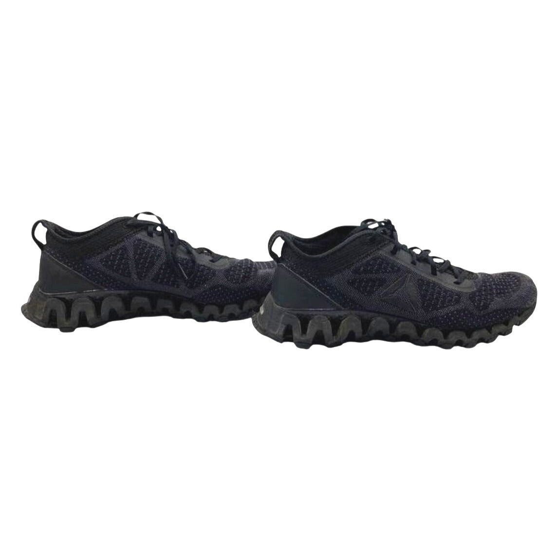 Reebok Zig Explorer Ultraknit Black Sneakers Men's Size 11