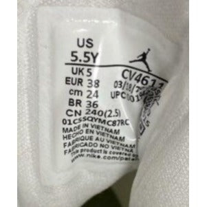 Nike Air Jordan 1 Mid SE GS White Pink Orange Sneaker 5.5Y