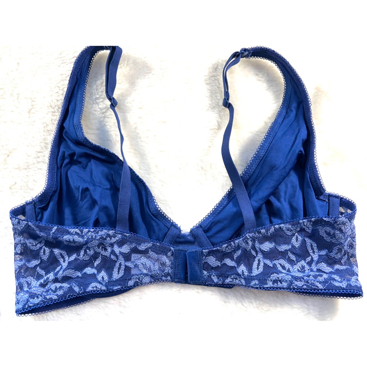 Blue Floral Flirtitude Medium Unlined Bra