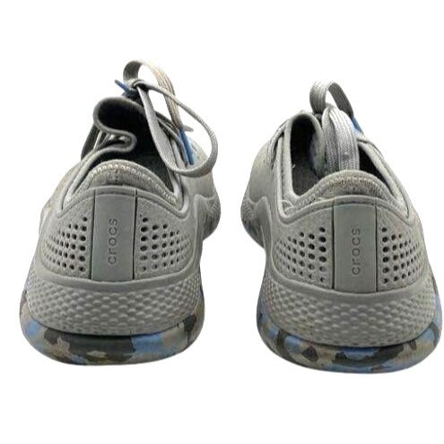 Crocs LiteRide Camo Pacer Women's Grey Sneakers Size 9