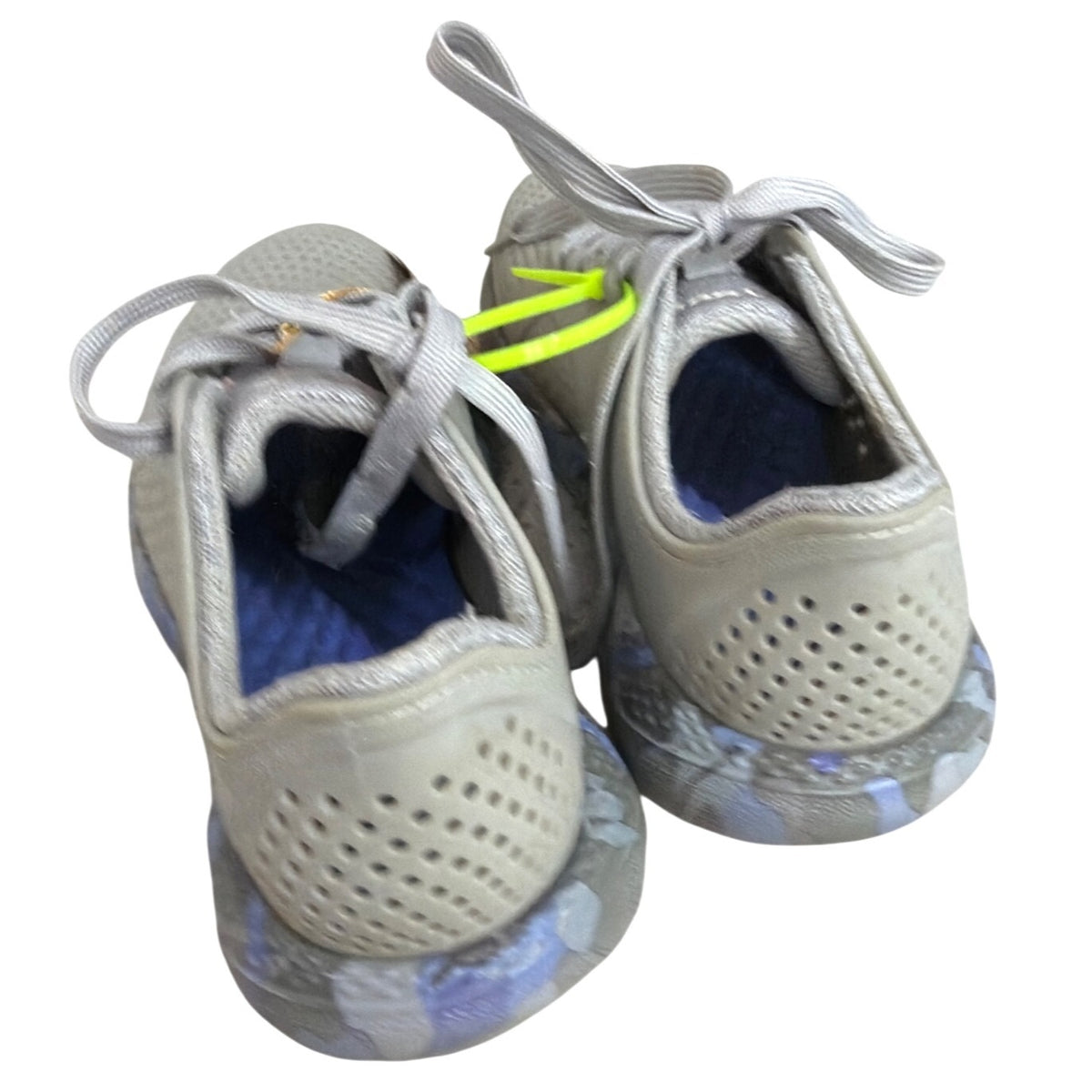 Crocs LiteRide Camo Pacer Women's Grey Sneakers Size 9
