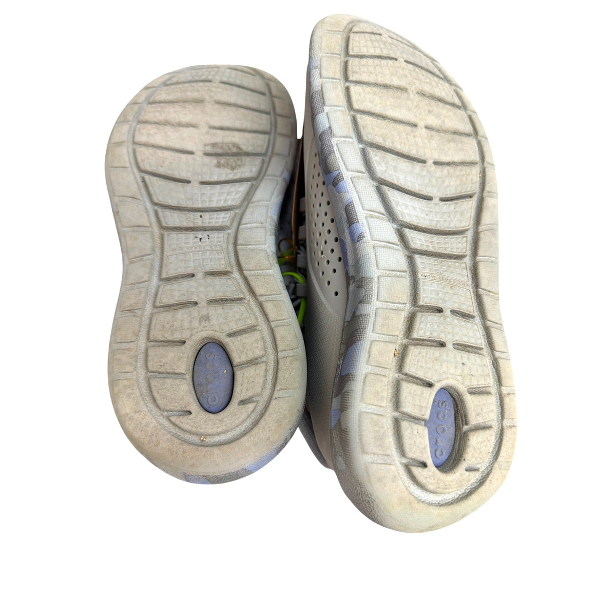 Crocs LiteRide Camo Pacer Women's Grey Sneakers Size 9