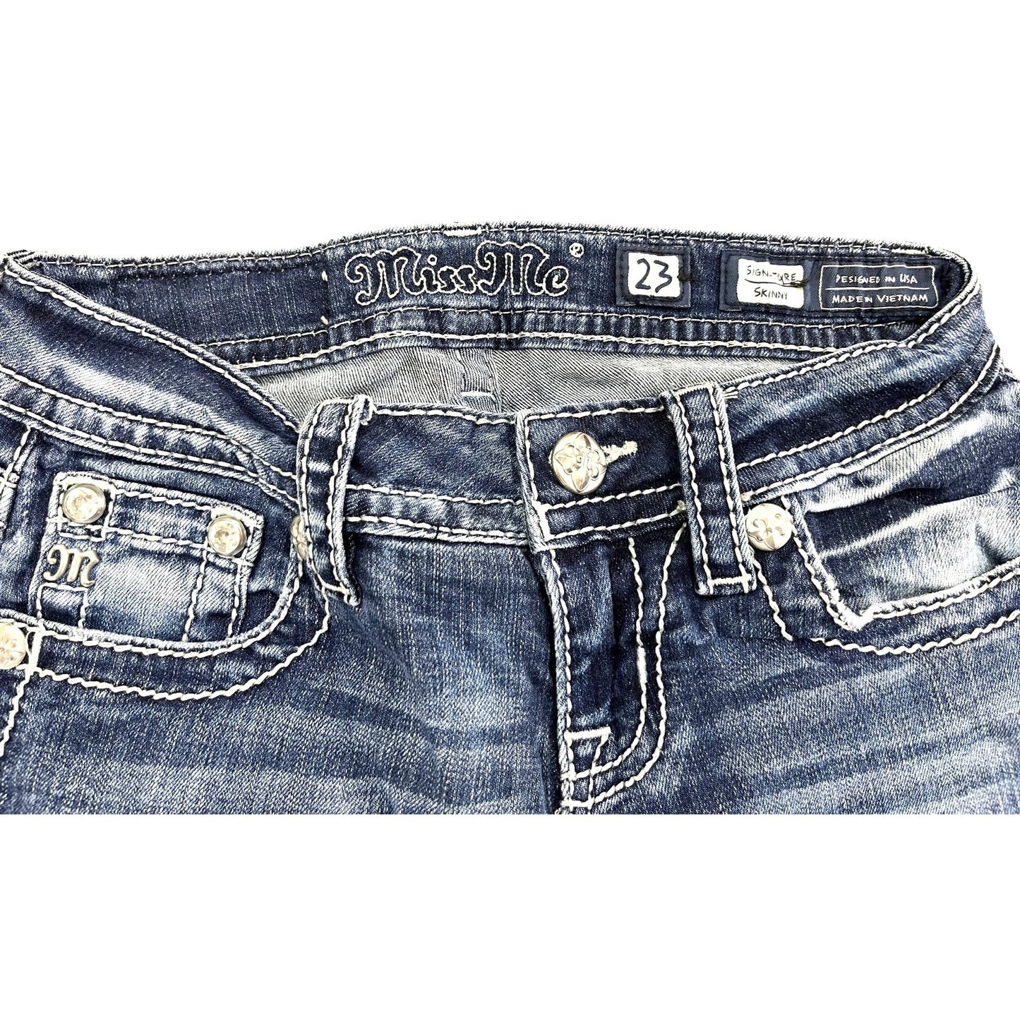 Miss Me Women's Signature Skinny Jeans Size 23