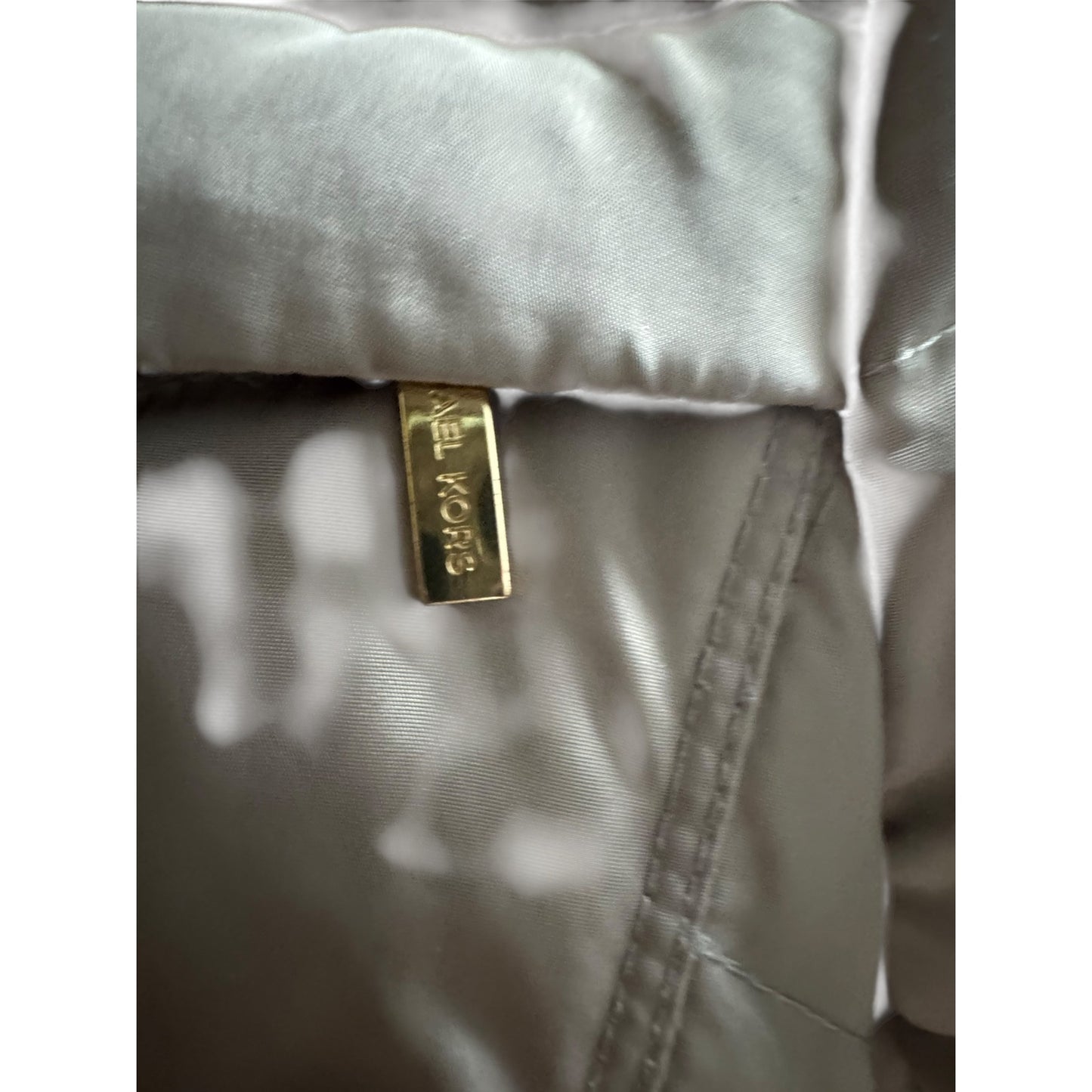 Michael Kors Missy Quilted Midi Down Small Jacket