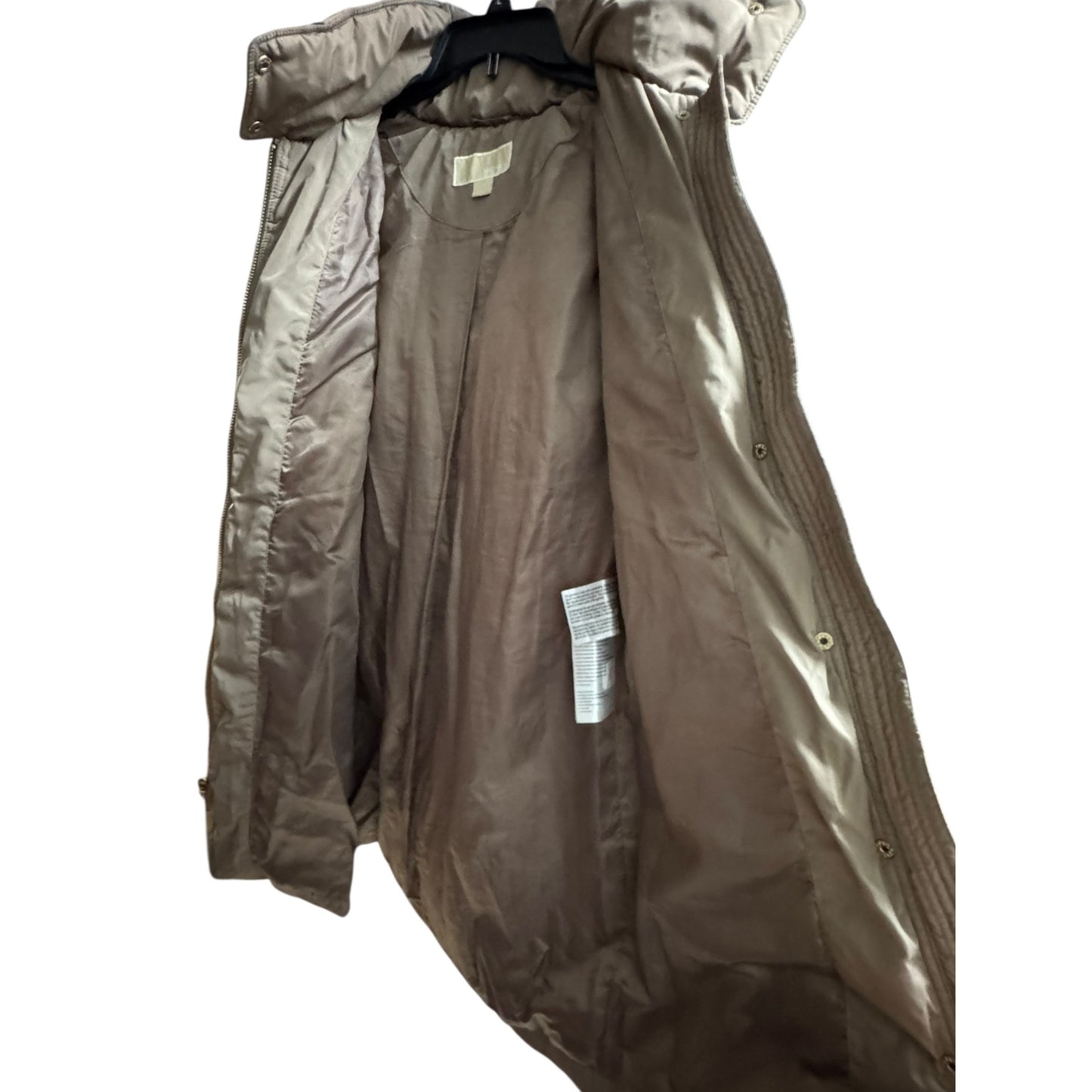 Michael Kors Missy Quilted Midi Down Small Jacket