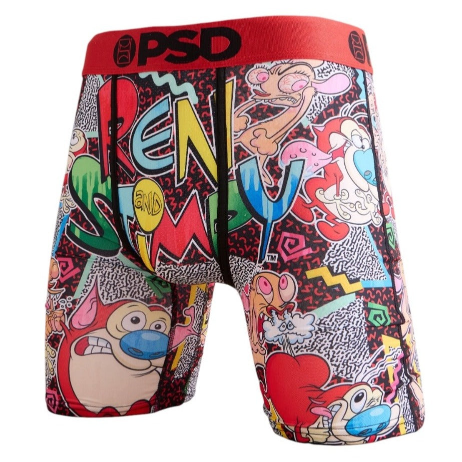 PSD Mens Ren & Stimpy Boxer Briefs Medium NWT