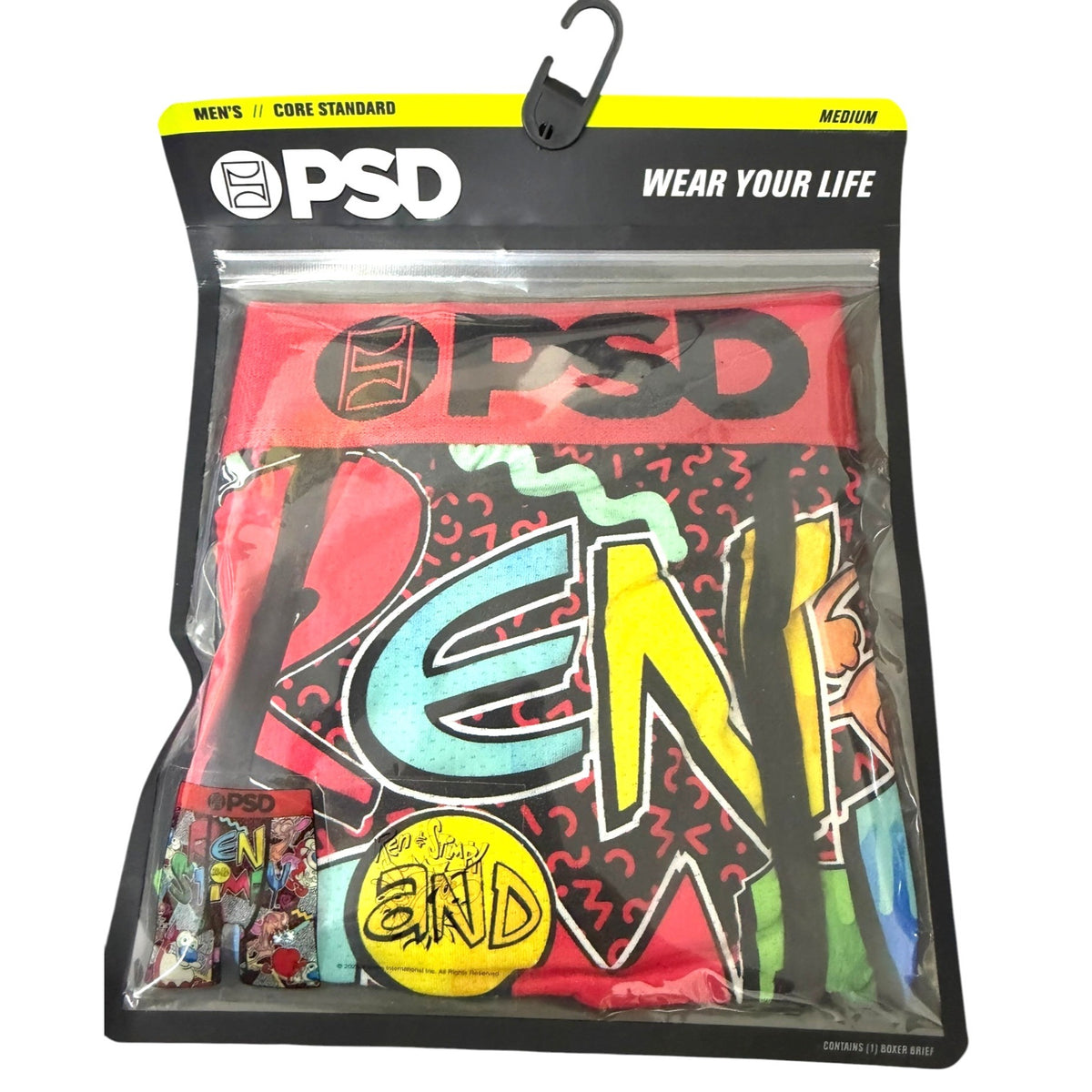 PSD Mens Ren & Stimpy Boxer Briefs Medium NWT