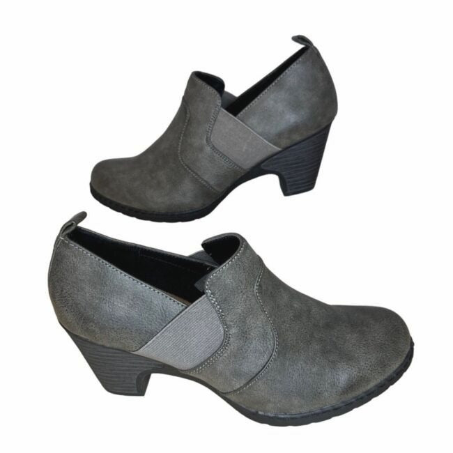 Croft and Barrow Women's Arch support Maid Ortholite Ankle Booties With Chunky Heel Size 6.5 NWOT
