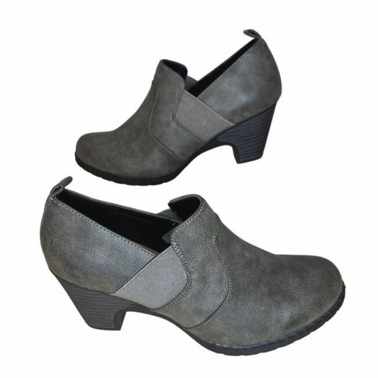 Croft and Barrow Women's Arch support Maid Ortholite Ankle Booties With Chunky Heel Size 6.5 NWOT