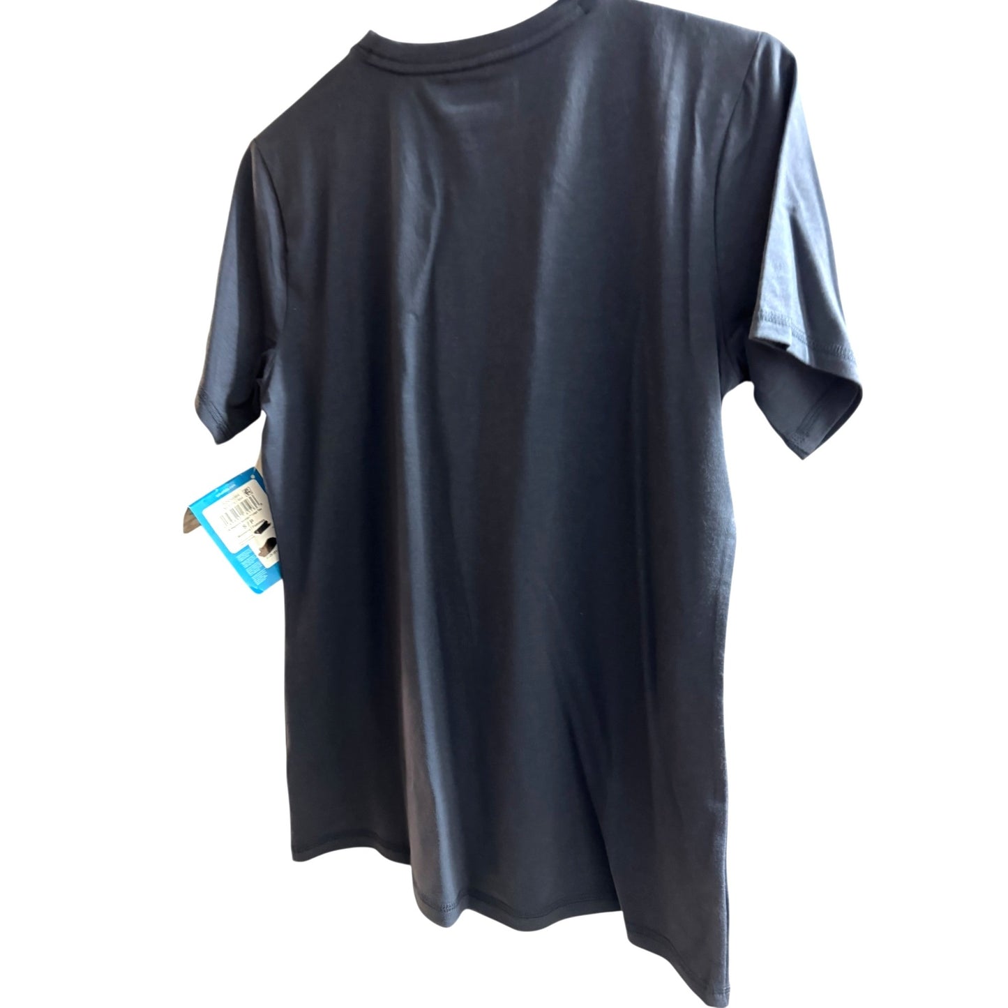 Columbia Women's Omni-Shade Graphic Tee SZ Small Navy Blue Outdoor Adventure Design