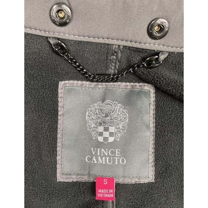 Vince Camuto Women's Gray Hooded Long Coat Size Small