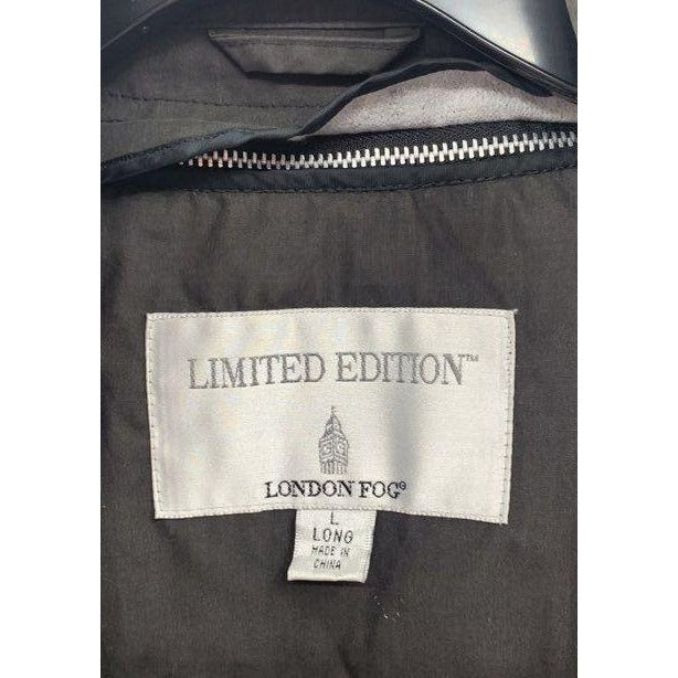 London Fog Limited Edition Mens Quilted Tan Jacket Size L Long