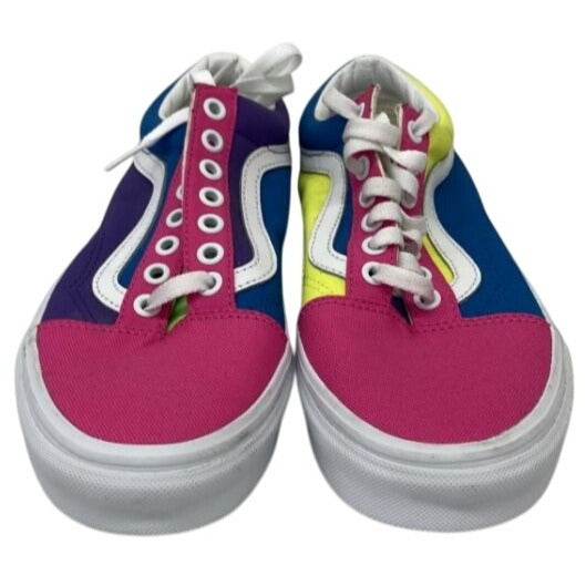 Vans Old Skool Multicolor Canvas Sneakers Women 8.0