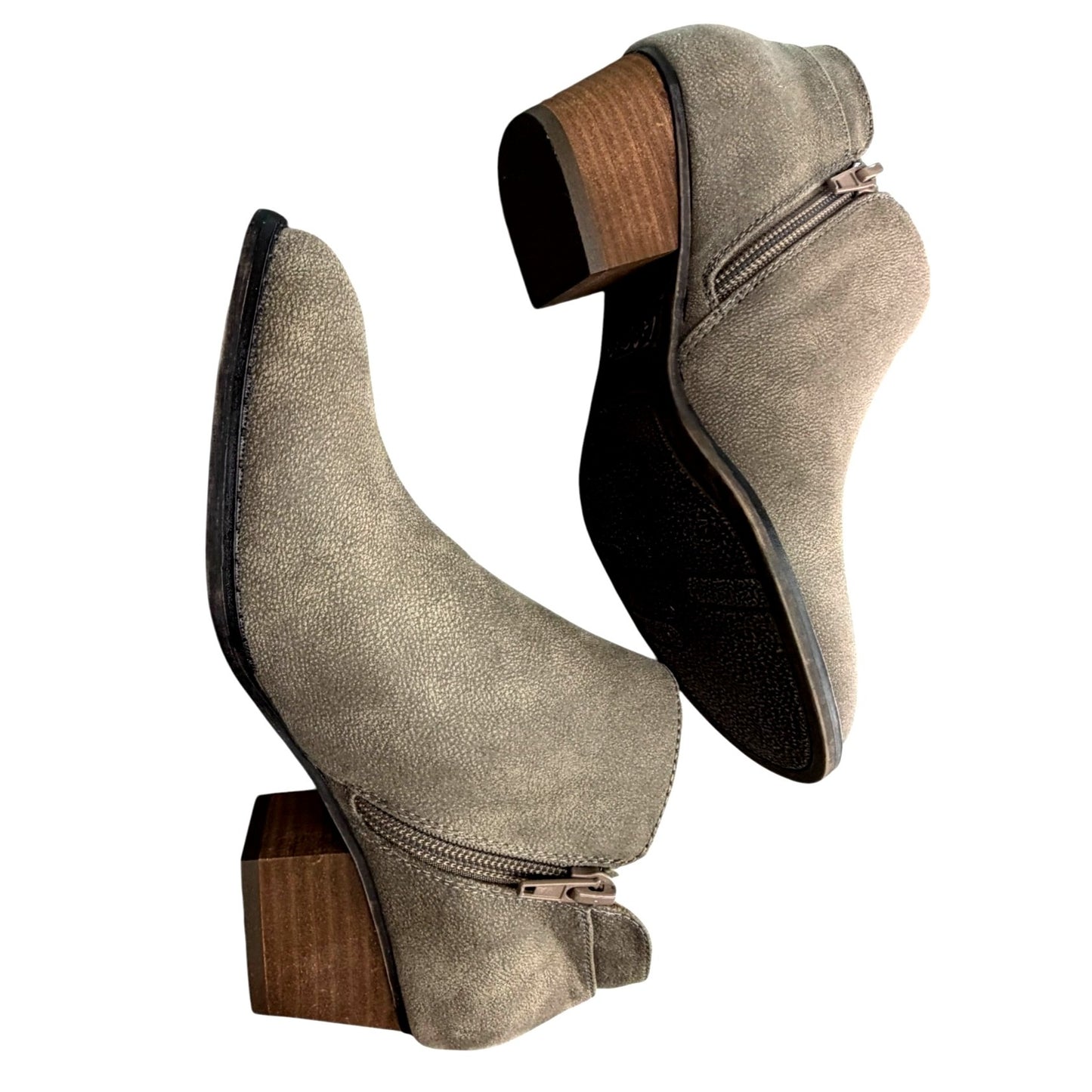 LifeStride Women's Suede Ankle Booties Size 9M