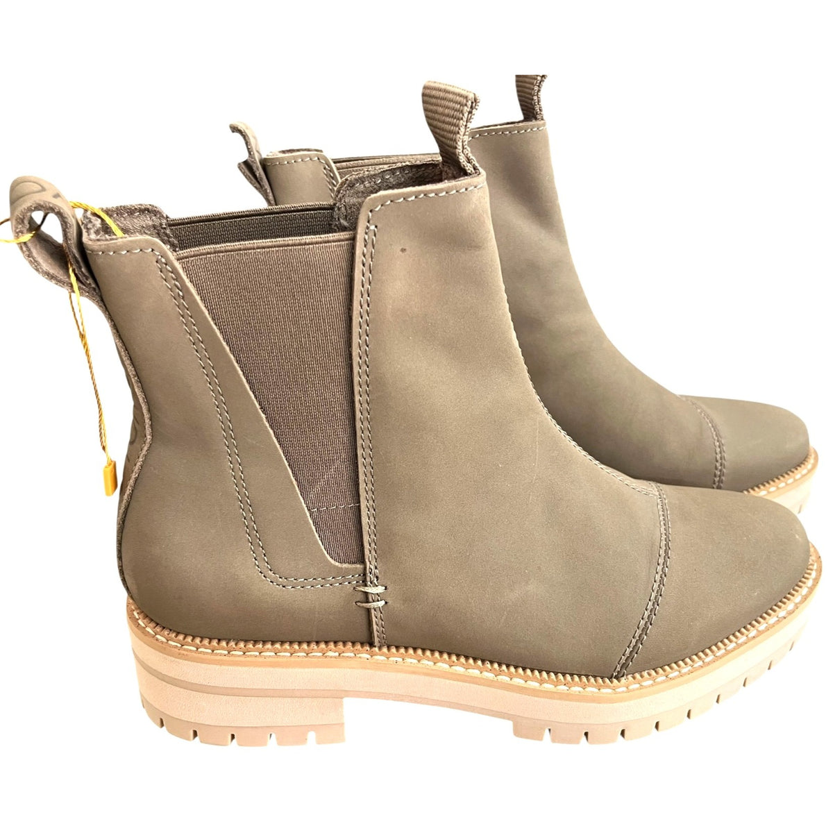 Toms Women's Olive Green Ankle Boots Size 7.5