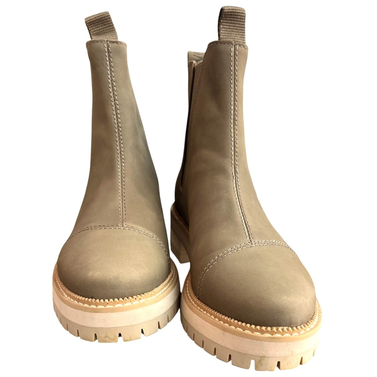 Toms Women's Olive Green Ankle Boots Size 7.5