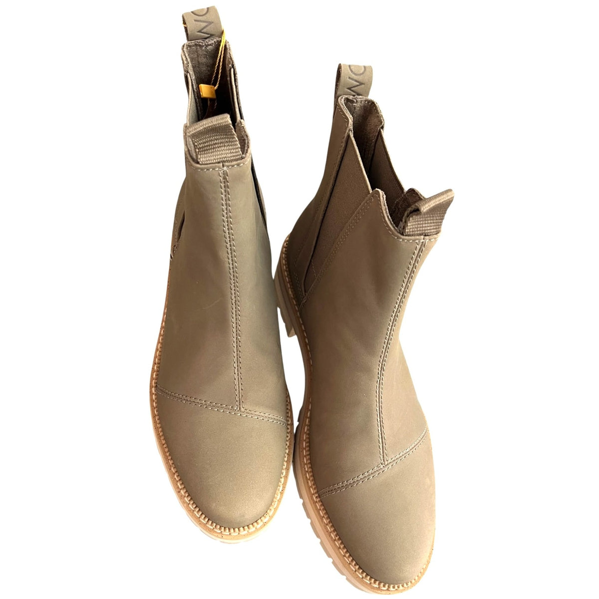 Toms Women's Olive Green Ankle Boots Size 7.5