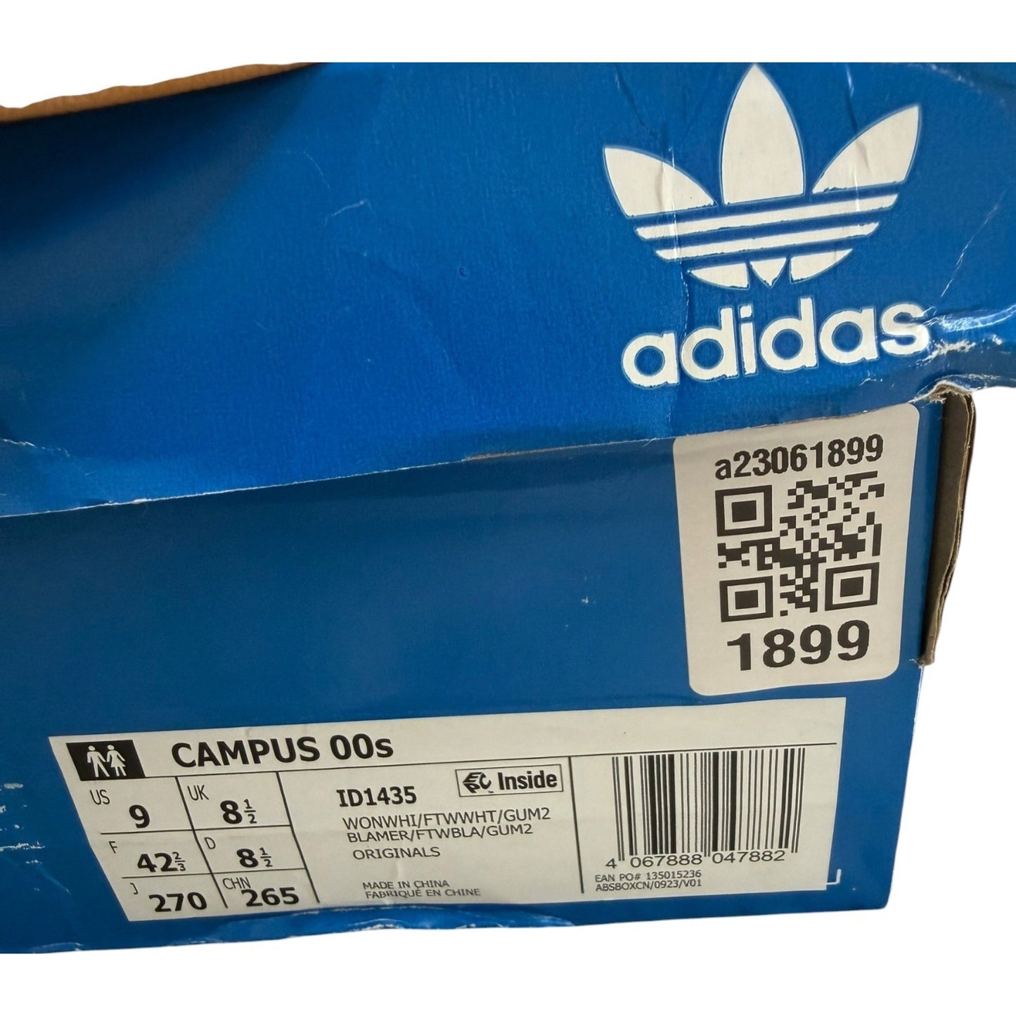 Adidas Campus 00s Beige Suede Sneakers Men's Size 9 US With Box