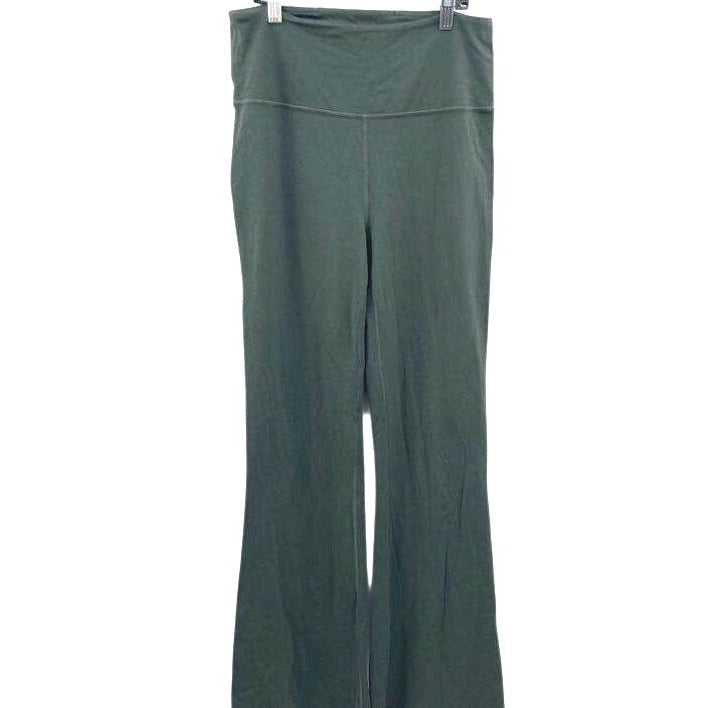 Lululemon Women's Groove Pant Flare Dark Forest Green Leggings Size 10
