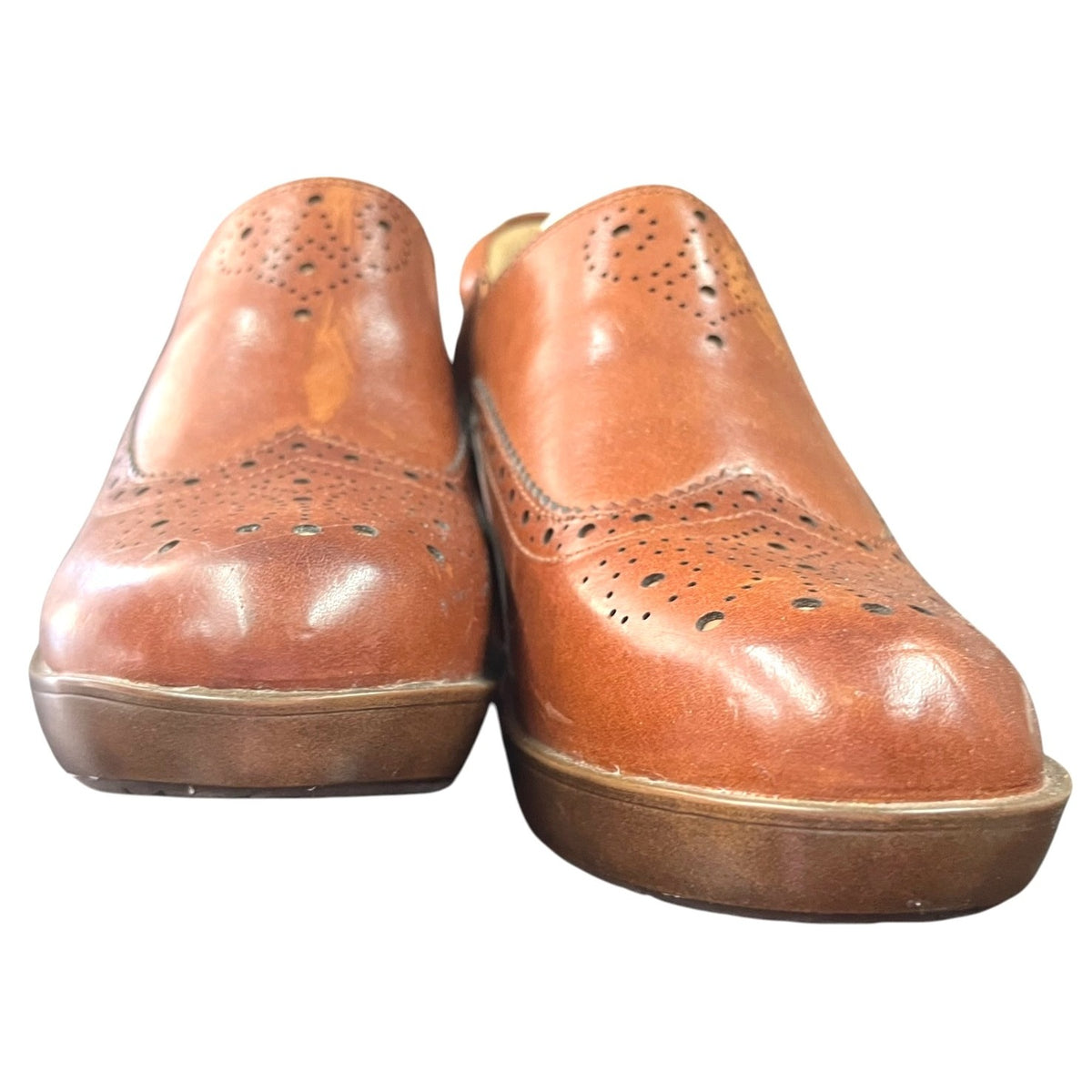 Ariat Bradford Wingtip Leather Clogs Women's Size 9B