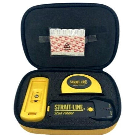 Strait-Line 3pc Laser Level and Stud Finder Combo Tool Set