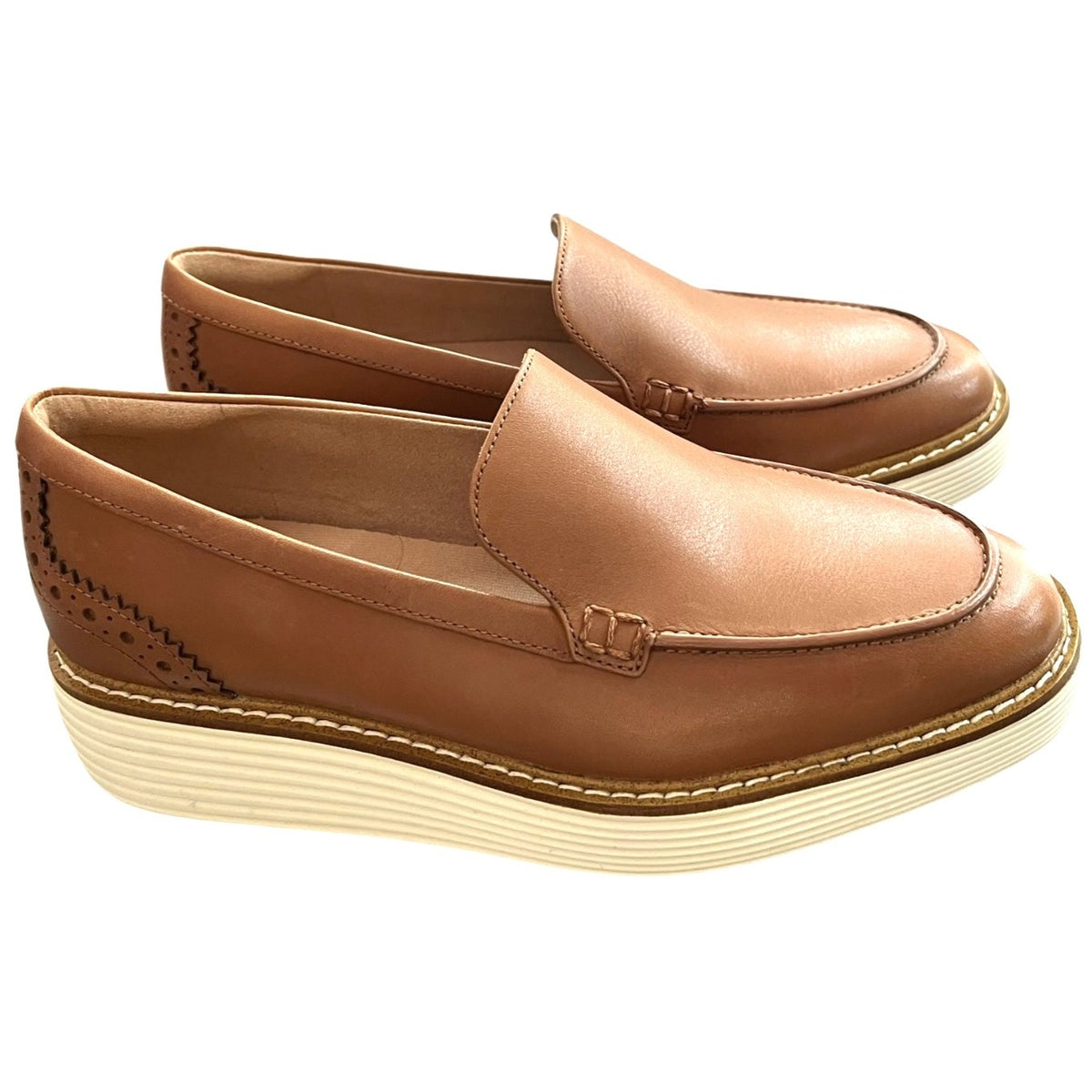 Cole Haan Original Grand Platform Slip On Venetian Loafers 5.5B