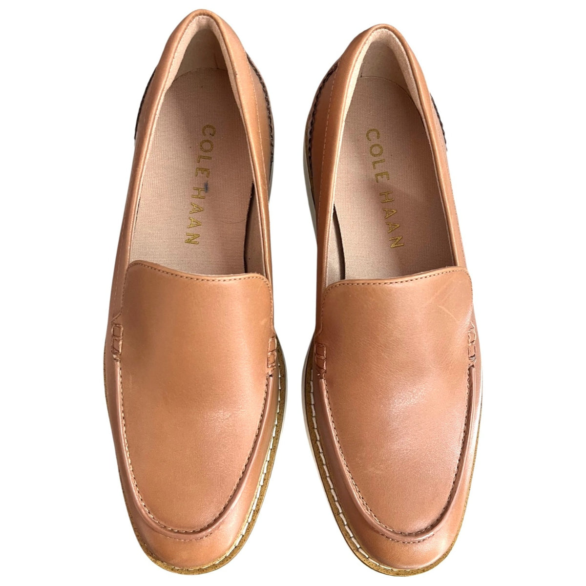Cole Haan Original Grand Platform Slip On Venetian Loafers 5.5B
