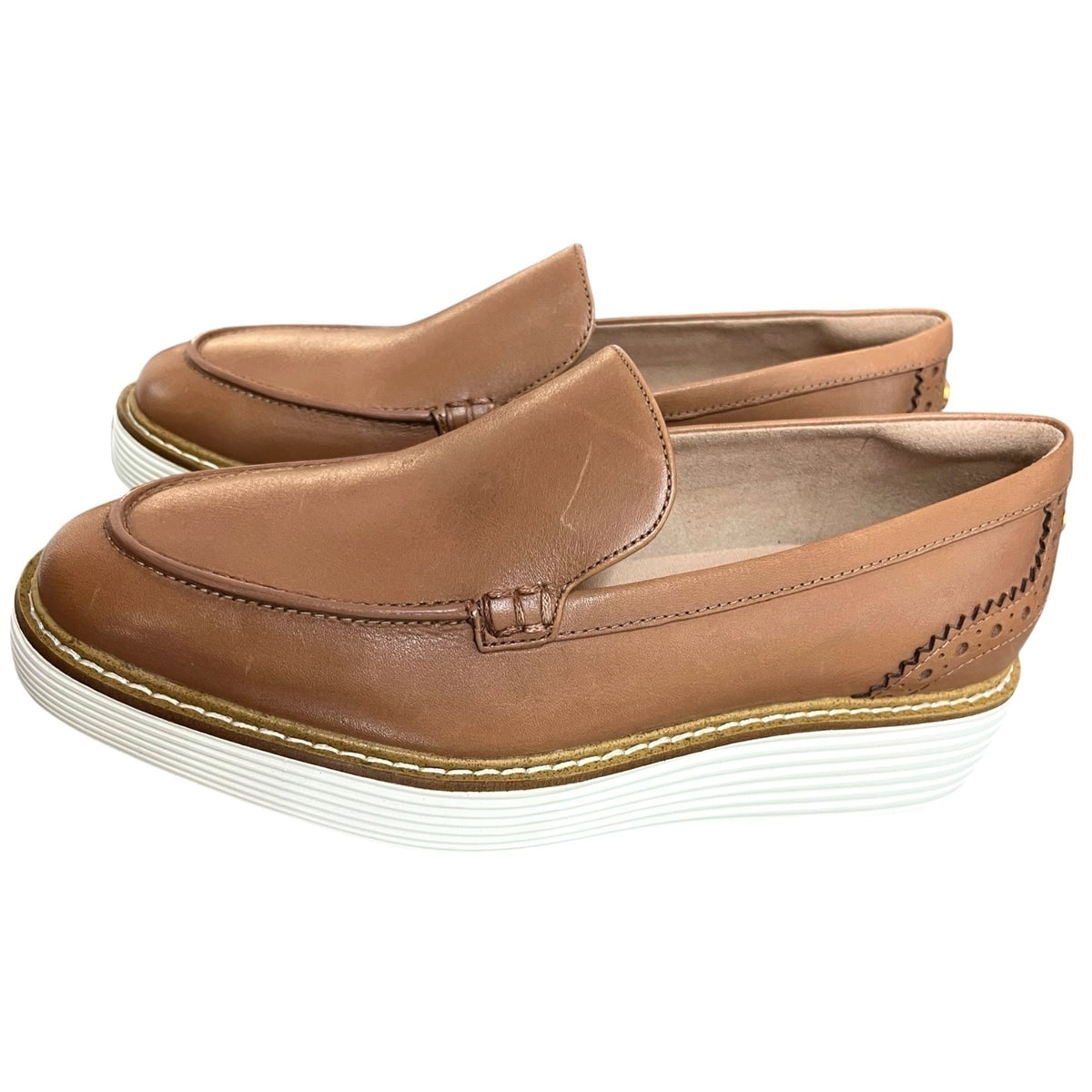 Cole Haan Original Grand Platform Slip On Venetian Loafers 5.5B