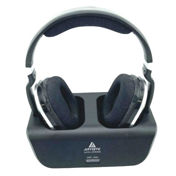 Artiste ADH300 2.4GHz Digital Wireless Stereo TV Headphones With Charging Dock