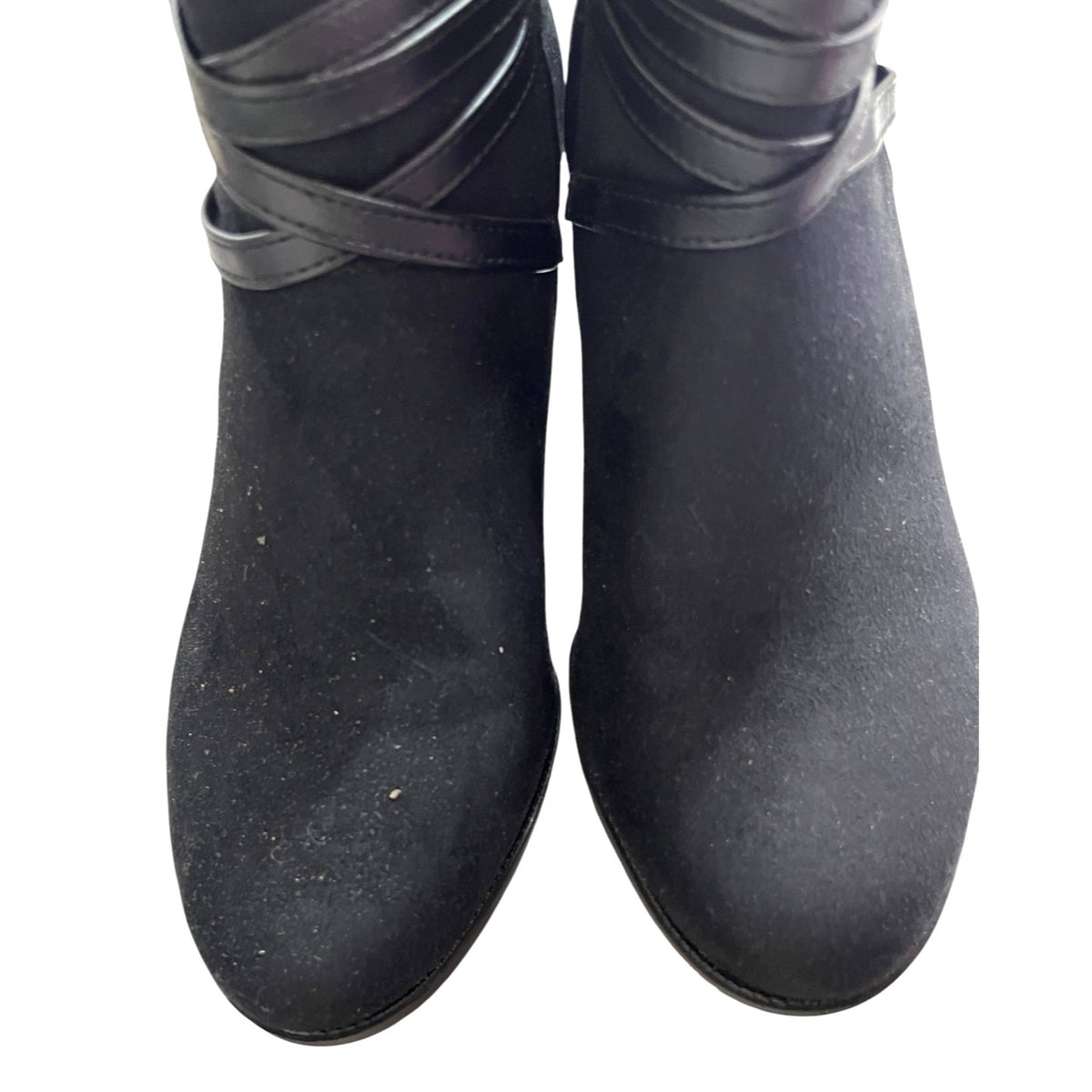 Life Stride Jezebel Black Ankle Booties Size 7 M Women's NWOB