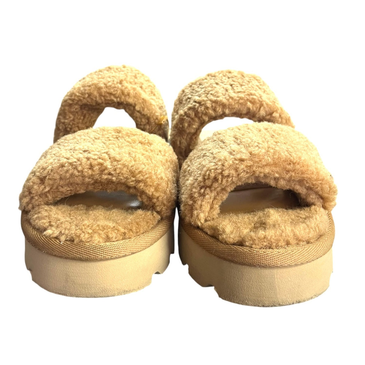 Michael Kors Winnie Faux Shearling Slide Sandal Slippers Women's SZ 8