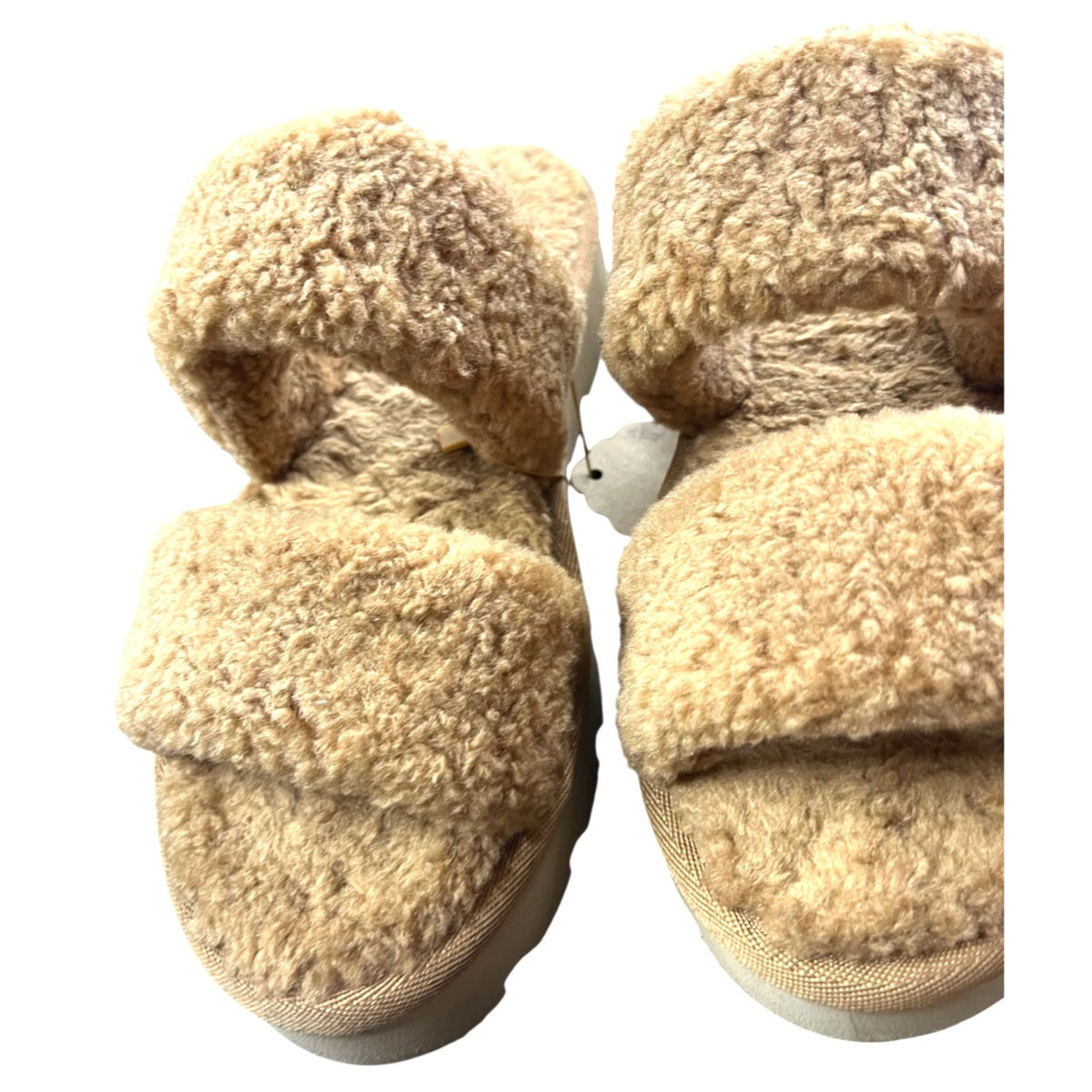 Michael Kors Winnie Faux Shearling Slide Sandal Slippers Women's SZ 8