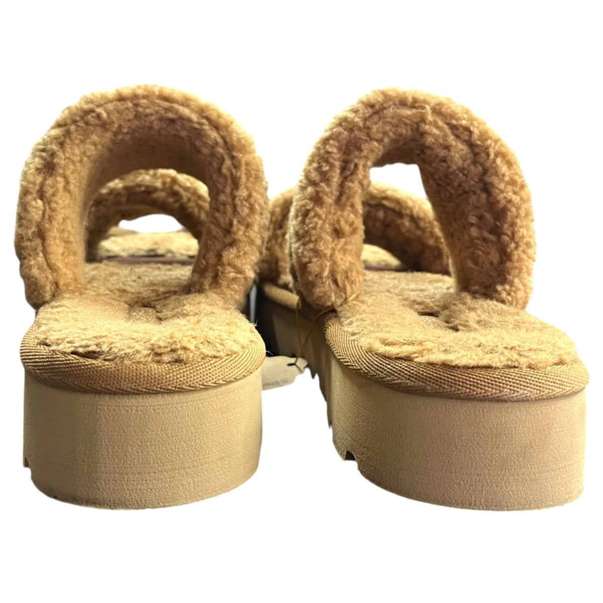 Michael Kors Winnie Faux Shearling Slide Sandal Slippers Women's SZ 8