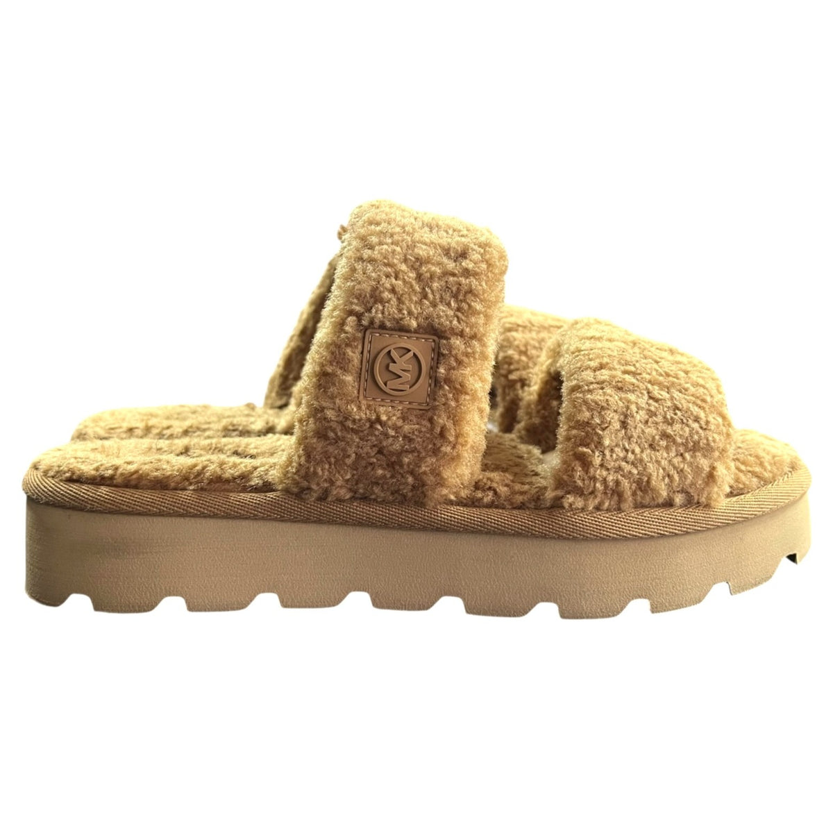 Michael Kors Winnie Faux Shearling Slide Sandal Slippers Women's SZ 8