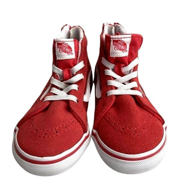 Van's Toddler Girl Size 10 Red Sneakers Casual Shoe