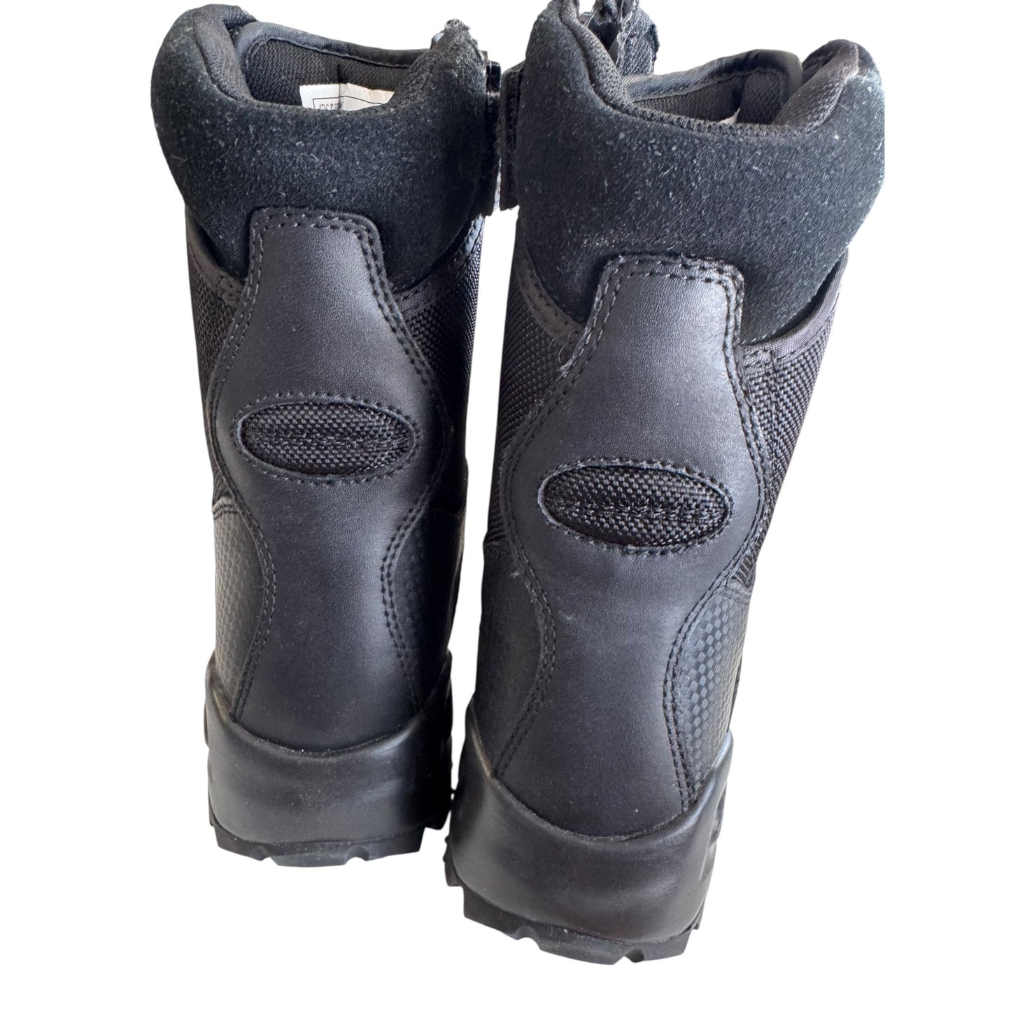 5.11 A.T.A.C. 8" Side Zip Black Leather & Nylon Tactical Boots Womens 7.5 US
